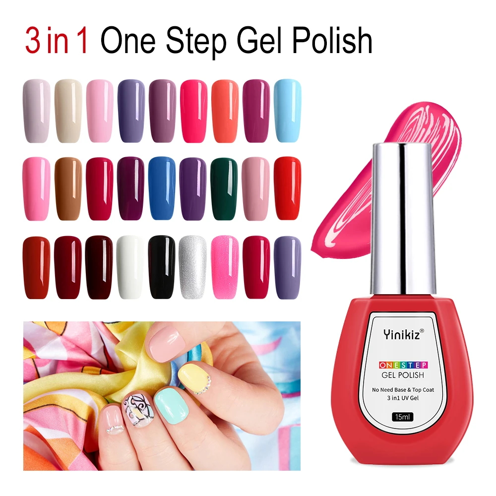 Yinikiz 15Ml One Step Gel Polish High Quality Nail Art Design for Manicure Uv Gel Soak Off Red Blue Enamel Nail Polish Varnish
Yinikiz 15Ml One Step Gel Polish High Quality Nail Art Design for Manicure Uv Gel Soak Off Red Blue Enamel Nail Polish Varnish