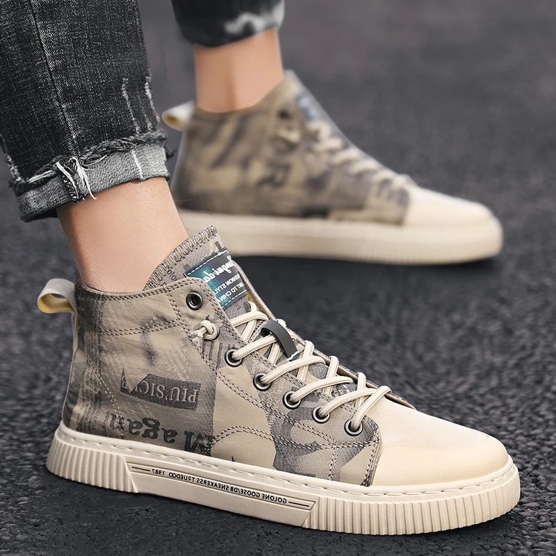 Sapato Casual High Top Canvas Shoes Male Shoe Casual Men Fashion Mens Hot Sale Causal Men's Summer Zapatos Lona Hombre
Sapato Casual High Top Canvas Shoes Male Shoe Casual Men Fashion Mens Hot Sale Causal Men's Summer Zapatos Lona Hombre