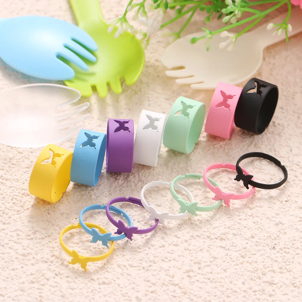 2 Pieces/Set Creative New Macarons Color Couple Ring Set Alloy Butterfly Ring Women Couple Cute Ring Jewelry
2 Pieces/Set Creative New Macarons Color Couple Ring Set Alloy Butterfly Ring Women Couple Cute Ring Jewelry