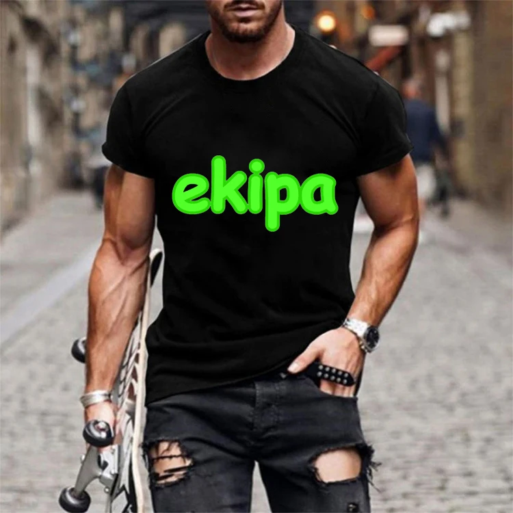 EKIPA Printing Men's and Women's T-shirts O-neck Casual T-shirts Plus Size Streetwear Fashion 2021 Summer Short-sleeved Shirts
EKIPA Printing Men's and Women's T-shirts O-neck Casual T-shirts Plus Size Streetwear Fashion 2021 Summer Short-sleeved Shirts