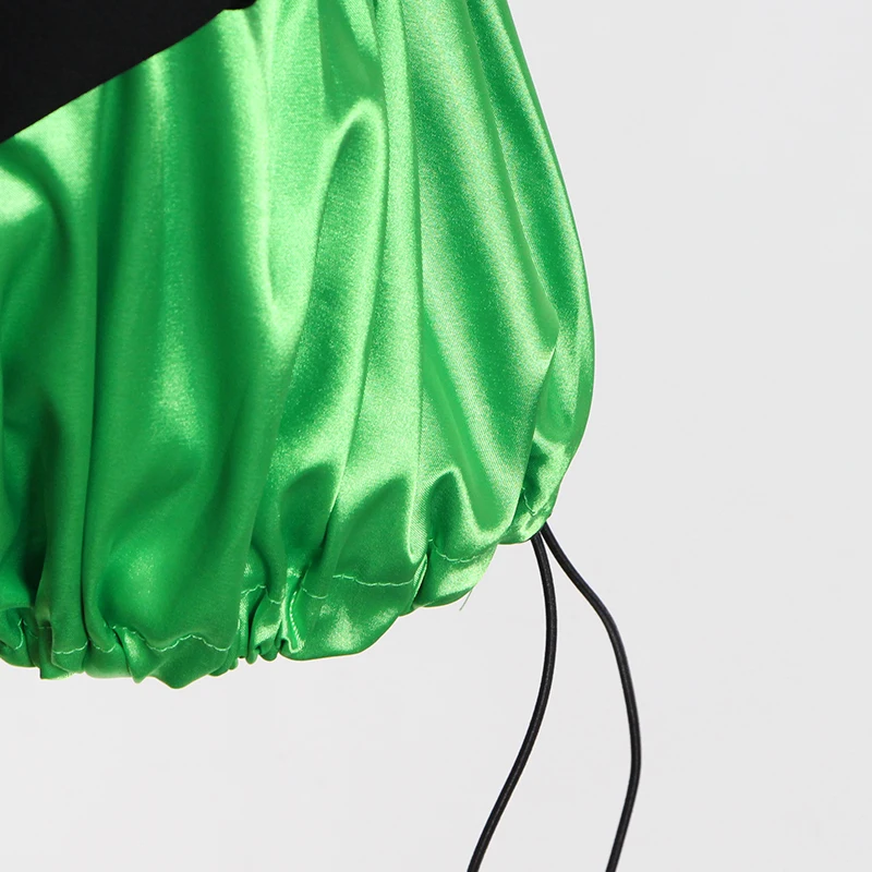 TWOTWINSTYLE Patchwork Hit Color Short For Women High Waist Drawstring Casual Wide Leg Shorts Female Fashion New Clothing Summer 
TWOTWINSTYLE Patchwork Hit Color Short For Women High Waist Drawstring Casual Wide Leg Shorts Female Fashion New Clothing Summer