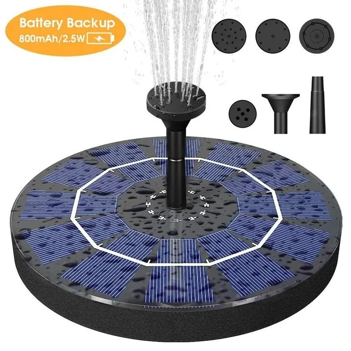 New Upgrade Mini Solar Power Water Fountain For Bird Bath Fountain Free Standing Solar Panel Kit Water Floating Garden Decors
New Upgrade Mini Solar Power Water Fountain For Bird Bath Fountain Free Standing Solar Panel Kit Water Floating Garden Decors