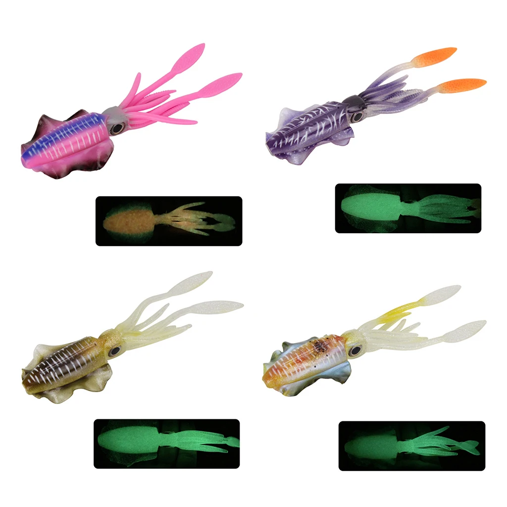 Artificial Soft Squid Lures Life-like Skirt Lure Long Tail Saltwater Octopus Bait With 3D squid eyes Fishing Baits
Artificial Soft Squid Lures Life-like Skirt Lure Long Tail Saltwater Octopus Bait With 3D squid eyes Fishing Baits
