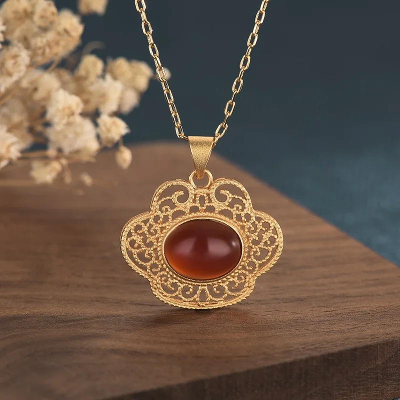 Chain necklace Gem jewelry Chinese style old-fashioned Chains Antique accessories gold inlaid with jade Pendants and necklaces
Chain necklace Gem jewelry Chinese style old-fashioned Chains Antique accessories gold inlaid with jade Pendants and necklaces