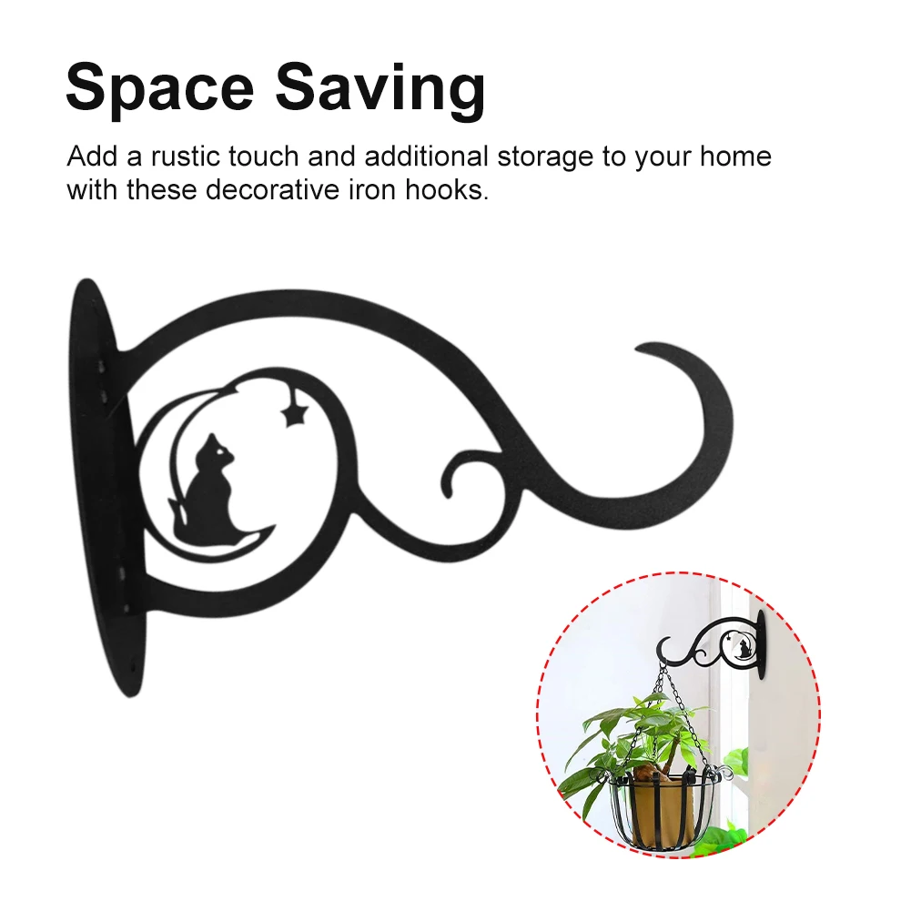 Outdoor Garden Wall Hooks Easy Install Carbon Steel Rustproof Home Plant Bracket Hanger Hanging Wind Chimes Patio Bird Feeder
Outdoor Garden Wall Hooks Easy Install Carbon Steel Rustproof Home Plant Bracket Hanger Hanging Wind Chimes Patio Bird Feeder