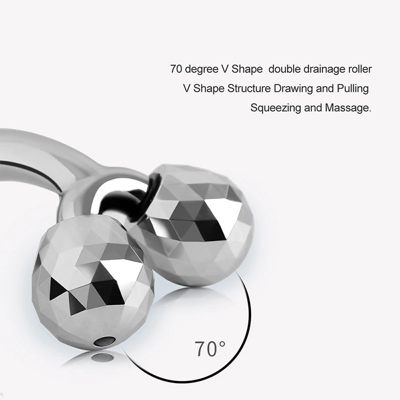 3D Roller Massager 360 Rotate Silver Thin Face Full Body Shape Massager Lifting Wrinkle Remover Facial Massage Relaxation Too 
3D Roller Massager 360 Rotate Silver Thin Face Full Body Shape Massager Lifting Wrinkle Remover Facial Massage Relaxation Too