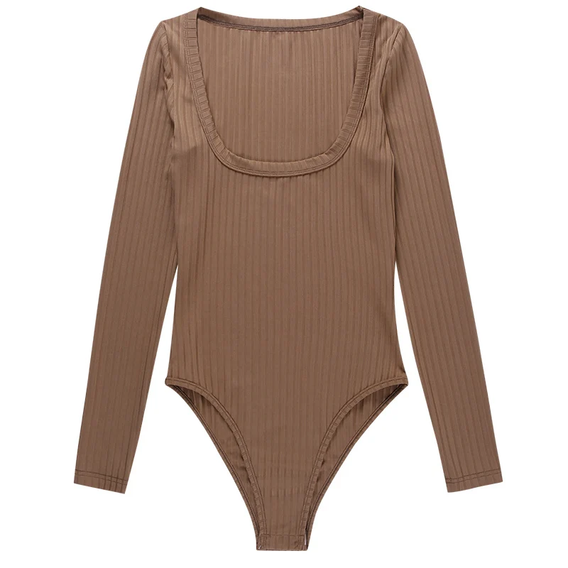 Fashion Simple Bottoming One-Piece Bodysuit Women Spring Autumn Ins Slim Sexy Long-Sleeved Solid Color All-Match T-Shirt
Fashion Simple Bottoming One-Piece Bodysuit Women Spring Autumn Ins Slim Sexy Long-Sleeved Solid Color All-Match T-Shirt