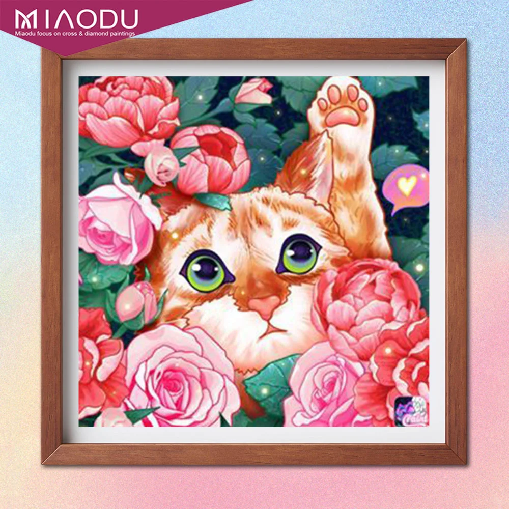 Cute Big Eyes Kitten With Roses In The Garden 5D Diamond Painting Cross Stitch Kits Embroidery Art Mosaic Resin Home Decor Gifts
Cute Big Eyes Kitten With Roses In The Garden 5D Diamond Painting Cross Stitch Kits Embroidery Art Mosaic Resin Home Decor Gifts