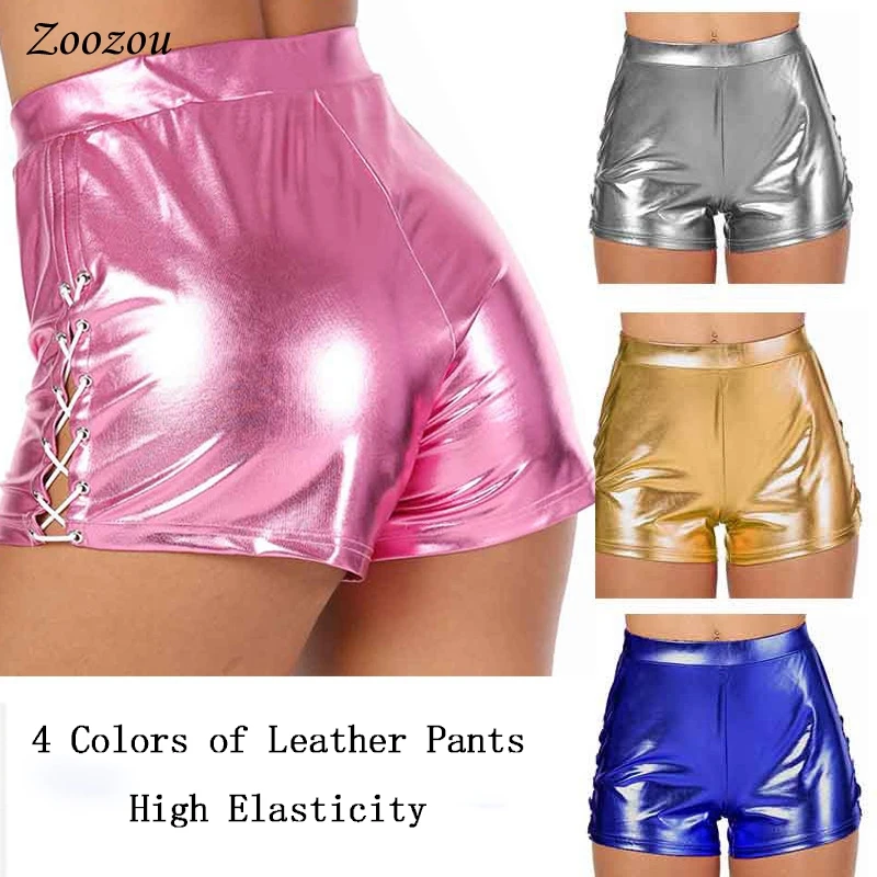 Women PU Leather Bandage Sexy Slim Booty Shorts High Waist Faux Leather Bodycon Sexy Hot Pants Solid Mini Slim Nightclub Shorts
Women PU Leather Bandage Sexy Slim Booty Shorts High Waist Faux Leather Bodycon Sexy Hot Pants Solid Mini Slim Nightclub Shorts