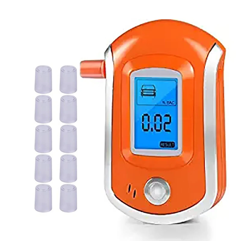 Alcohol Tester 10 Pcs Mouthpieces Professional Digital Breathalyzer Breath Analyzer with Large Digital LCD Display
Alcohol Tester 10 Pcs Mouthpieces Professional Digital Breathalyzer Breath Analyzer with Large Digital LCD Display