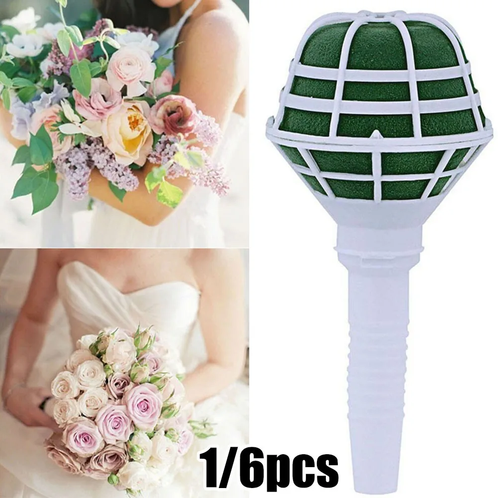 6PCS Flower Holder Wedding Bouquet Bridal Posy Oasis Wet Foam Flowers Floral Holder Decoration For Weddings Special Events
6PCS Flower Holder Wedding Bouquet Bridal Posy Oasis Wet Foam Flowers Floral Holder Decoration For Weddings Special Events