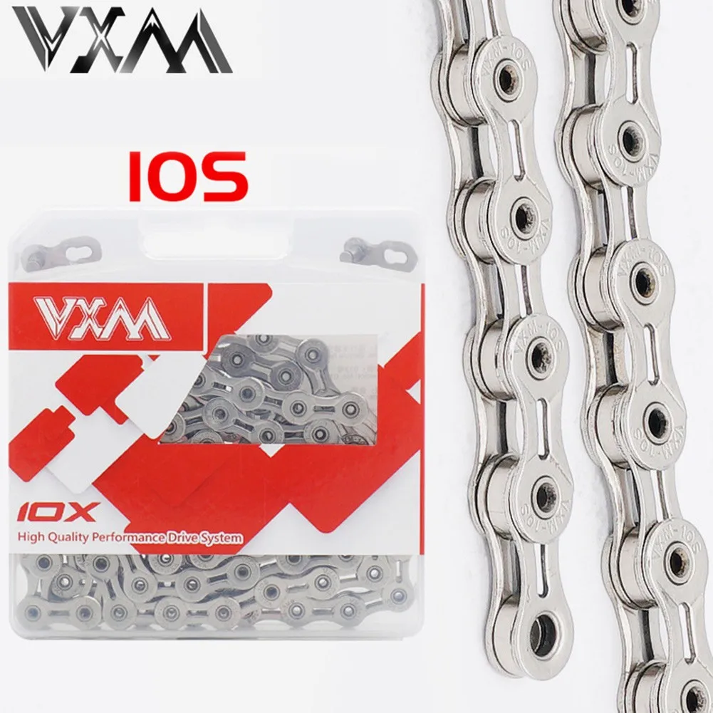 Горный велосипед VXM, 10 скоростей, фотоэлемент 116, цепь с переменной скоростью, сталь, серебро, велосипедные цепи, запчасти, аксессуары
Горный велосипед VXM, 10 скоростей, фотоэлемент 116, цепь с переменной скоростью, сталь, серебро, велосипедные цепи, запчасти, аксессуары