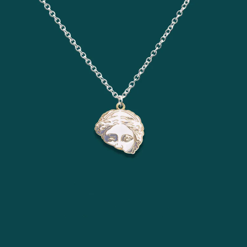 2021 new product broken statue pendant Couple necklace Men's Necklace кулон женский joyeria de acero inoxidable para mujer украш 
2021 new product broken statue pendant Couple necklace Men's Necklace кулон женский joyeria de acero inoxidable para mujer украш