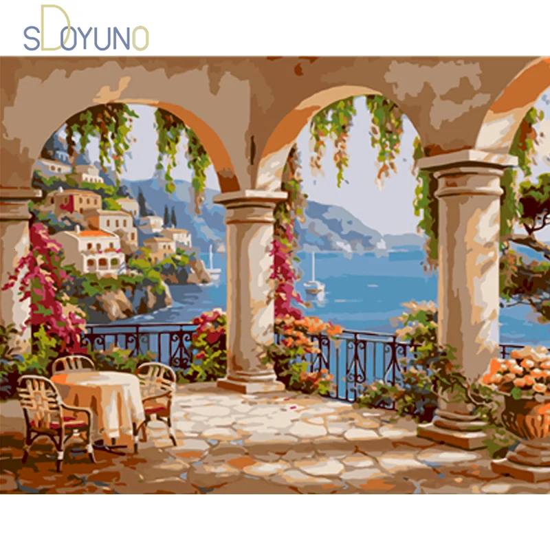 SDOYUNO DIY Coloring Paint By Number Canvas Painting Kits Handpainted Gift Landscape Oil Painting By Numbers Room Decoration
SDOYUNO DIY Coloring Paint By Number Canvas Painting Kits Handpainted Gift Landscape Oil Painting By Numbers Room Decoration