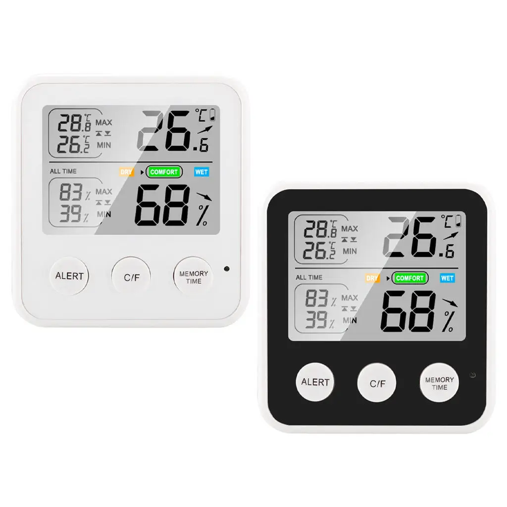 Electronic digital thermometer hygrometer humidity thermometer and hygrometer for home thermometer
Electronic digital thermometer hygrometer humidity thermometer and hygrometer for home thermometer