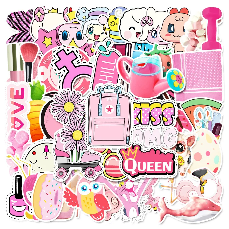 10/30/50PCS Ins Wind Pink Series Girl Toy Graffiti Decoration Sticker Luggage Suitcase Motorcycle Waterproof Sticker Wholesale
10/30/50PCS Ins Wind Pink Series Girl Toy Graffiti Decoration Sticker Luggage Suitcase Motorcycle Waterproof Sticker Wholesale