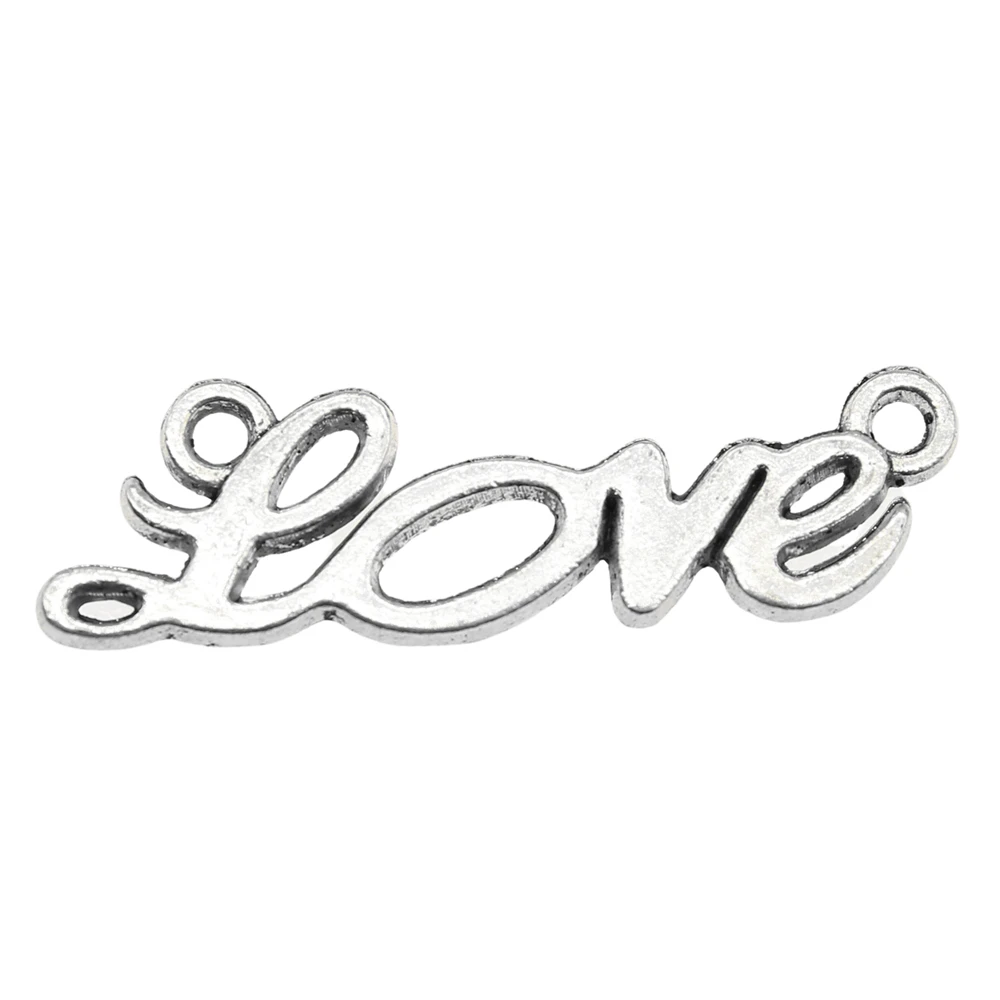 20pcs 33x10mm Love Word Charms Love Connector Charm Word Love Charms For Jewelry Making
20pcs 33x10mm Love Word Charms Love Connector Charm Word Love Charms For Jewelry Making