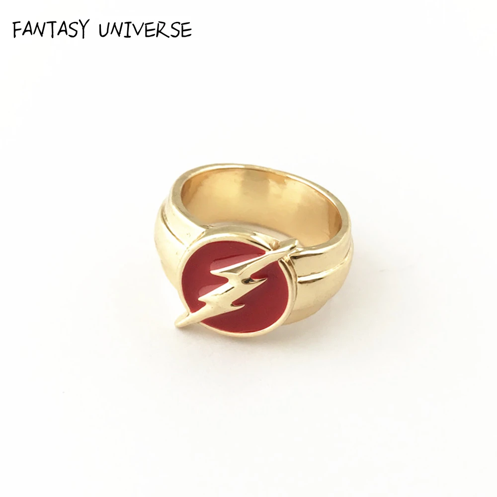 FANTASY UNIVERSE Superhero The Flash Ring Metal High quality Various size options Golden lightning Fashion accessories Jewelry
FANTASY UNIVERSE Superhero The Flash Ring Metal High quality Various size options Golden lightning Fashion accessories Jewelry