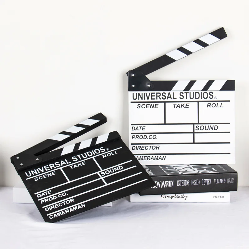 Zakka Creative Movie Clapper Board Director Board Board Photography Props Personalized Decorative Ornaments Can Be Hung
Zakka Creative Movie Clapper Board Director Board Board Photography Props Personalized Decorative Ornaments Can Be Hung