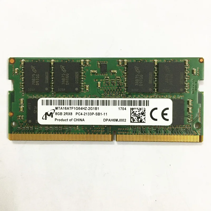 Микрон DDR4 RAM 8GB 2RX8 PC4-2133P-SB1-11 2133MHz ddr4 память для hp dell Lenovo ноутбука | Компьютеры и офис