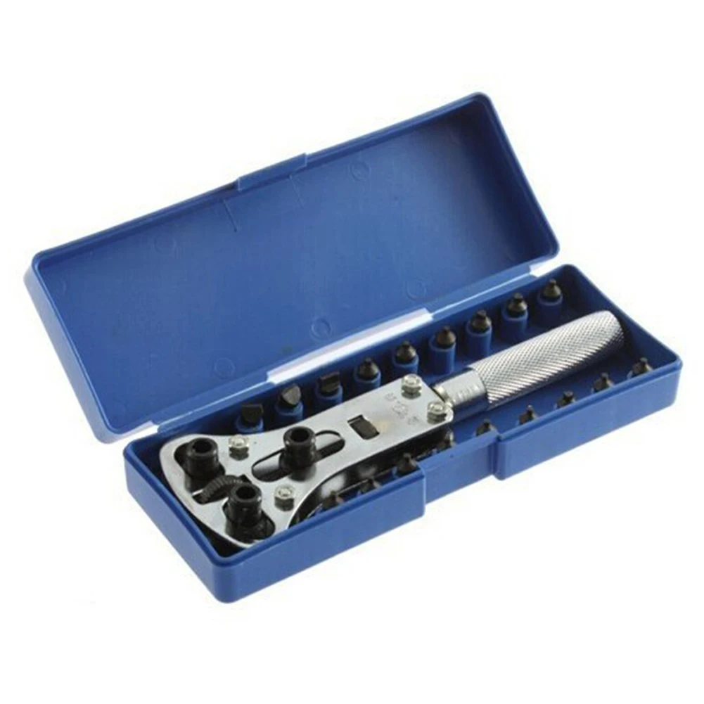 1 set of Replacement Watch Case Wrench Practical Watch Opener Tool Durable Watch Back Wrench Screw Remover Tool Set Kit
1 set of Replacement Watch Case Wrench Practical Watch Opener Tool Durable Watch Back Wrench Screw Remover Tool Set Kit