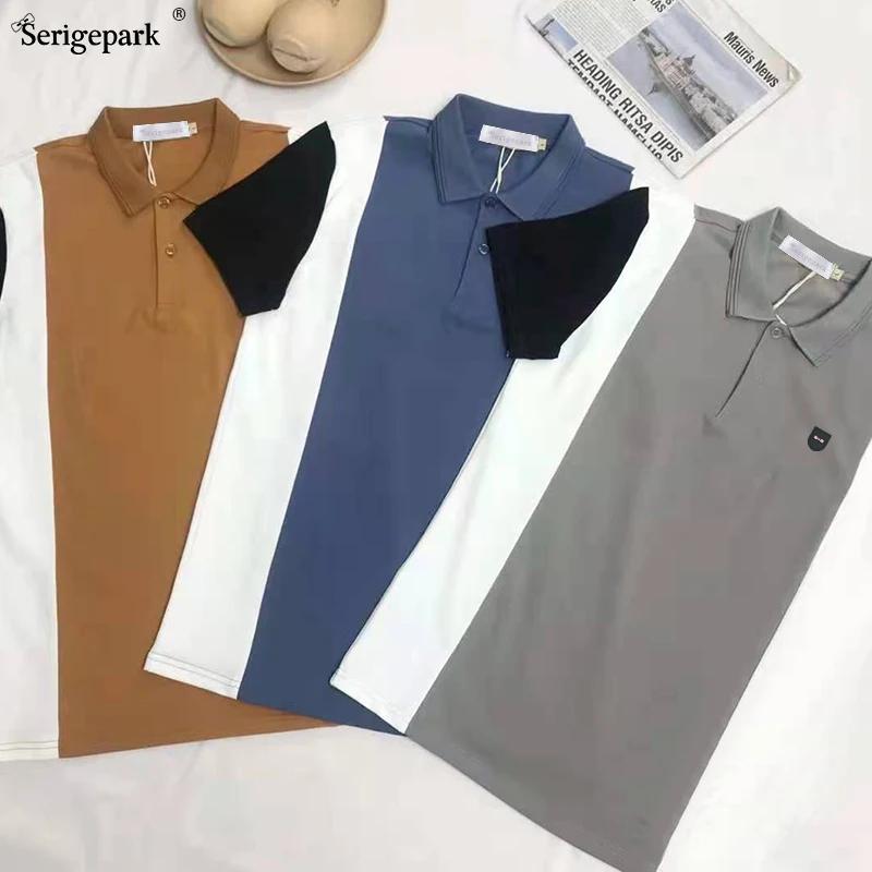 Men's polo shirt high quality brand serige park bow 2021 top T-shirt men's short-sleeved contrast short-sleeved British style
Men's polo shirt high quality brand serige park bow 2021 top T-shirt men's short-sleeved contrast short-sleeved British style