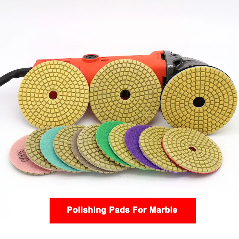 1PCS 3" 80mm 4" 100mm Diamond Polishing Pad Wet Polishing Pads For Granite Marble Grinding Discs 50-3000 Grit
1PCS 3" 80mm 4" 100mm Diamond Polishing Pad Wet Polishing Pads For Granite Marble Grinding Discs 50-3000 Grit