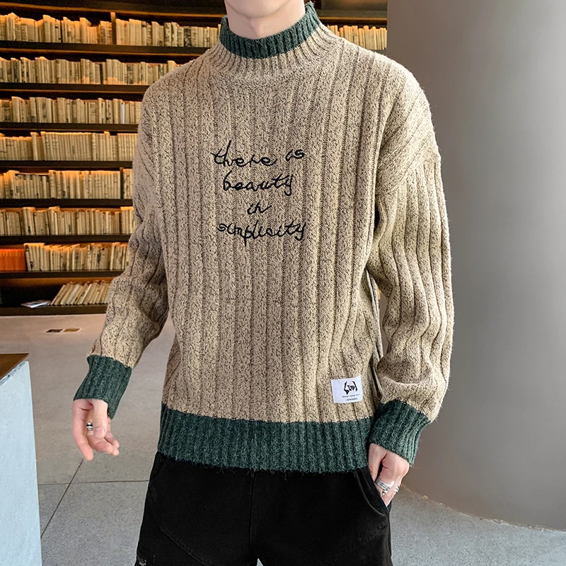 Sweater Mens Winter Thick Warm Cashmere Turtleneck Men Knitted Sweaters Slim Fit Pullover Pull Homme Classic Wool Knitwear Kore
Sweater Mens Winter Thick Warm Cashmere Turtleneck Men Knitted Sweaters Slim Fit Pullover Pull Homme Classic Wool Knitwear Kore