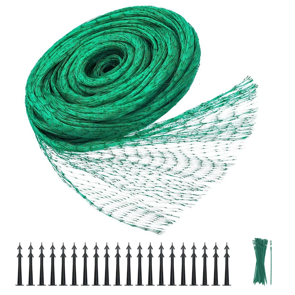Garden Netting Green Woven Mesh Protect Plants Fruits Flowers Trees Stretch Fencing Durable Net Stops Birds Deer Animals 4x10M
Garden Netting Green Woven Mesh Protect Plants Fruits Flowers Trees Stretch Fencing Durable Net Stops Birds Deer Animals 4x10M