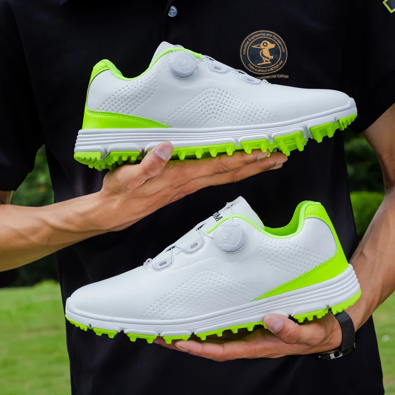 2021 Men Professional Golf Sneakers Leather Golf Training Shoes Fashion Non-slip Grass Golf Walking Shoes White Golf Shoes Men
2021 Men Professional Golf Sneakers Leather Golf Training Shoes Fashion Non-slip Grass Golf Walking Shoes White Golf Shoes Men