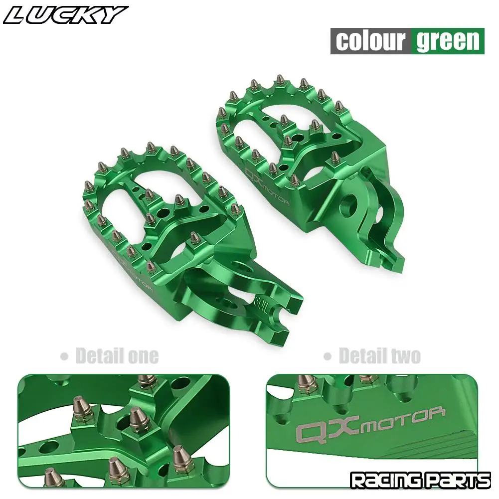Motocross CNC Footrest Pedals Footpegs Foot Pegs For Kawasaki KX250F KX250 KX450F KX450 KLX450R KX250X KX450X 2006-2021
Motocross CNC Footrest Pedals Footpegs Foot Pegs For Kawasaki KX250F KX250 KX450F KX450 KLX450R KX250X KX450X 2006-2021