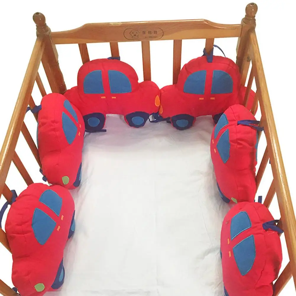 6pcs Baby Bed Bumper Cute Car Shape For Newborns Boys Room Decoration Thick Soft Crib Protector For Kids Cot Cushion Detachable 
6pcs Baby Bed Bumper Cute Car Shape For Newborns Boys Room Decoration Thick Soft Crib Protector For Kids Cot Cushion Detachable