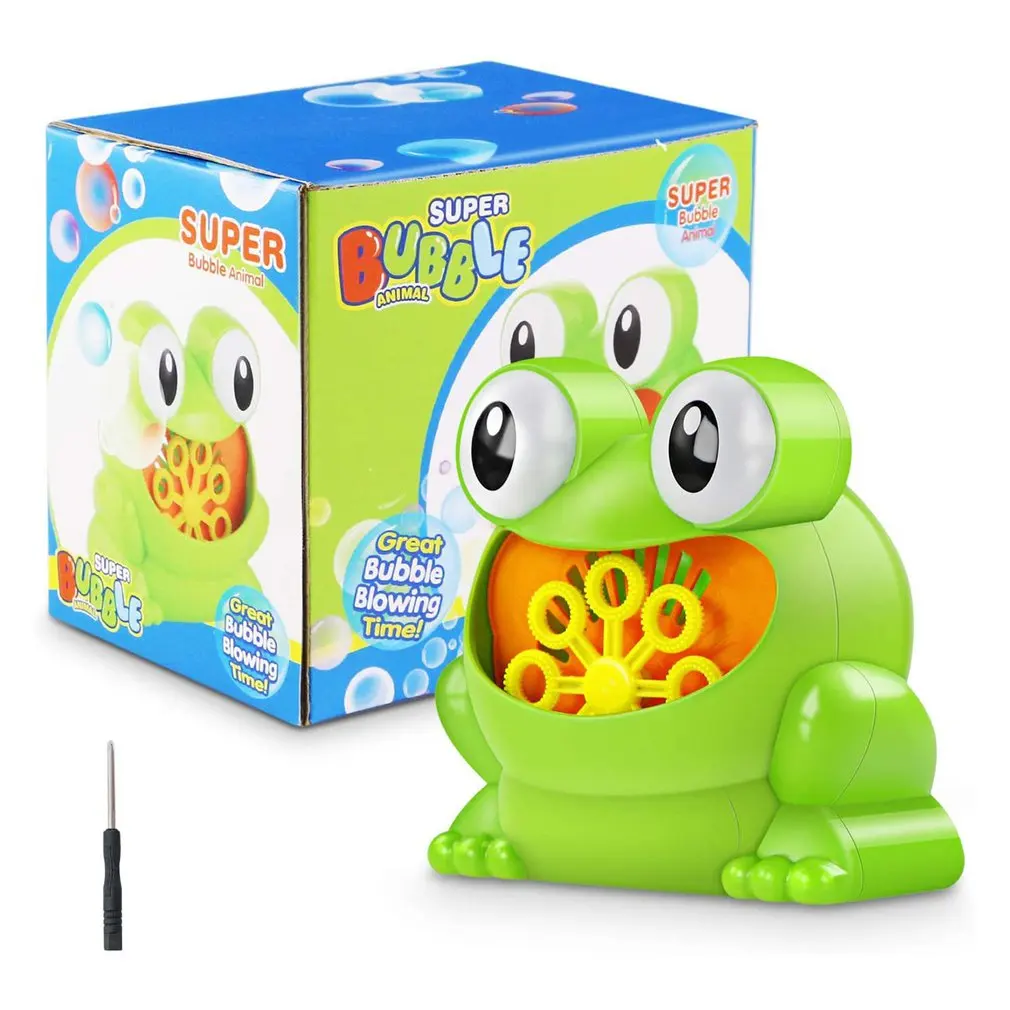 Kids Bubble Toys Electric Animal Frog Shape Summer Soap Water Bubble Machine For Children Toddlers Indoor Outdoor Toys
Kids Bubble Toys Electric Animal Frog Shape Summer Soap Water Bubble Machine For Children Toddlers Indoor Outdoor Toys