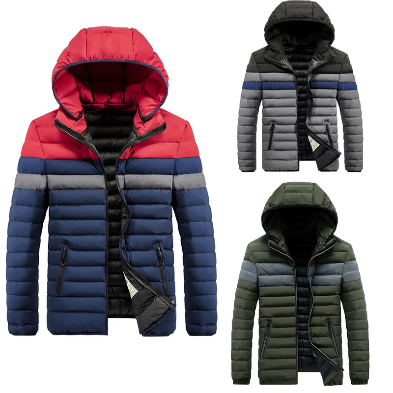 Hot Autumn Winter Warm Thick Men Parka Casual Stand Collar Light Jacket Coat Portable Outwear Windproof Patchwork Padded Jacket
Hot Autumn Winter Warm Thick Men Parka Casual Stand Collar Light Jacket Coat Portable Outwear Windproof Patchwork Padded Jacket