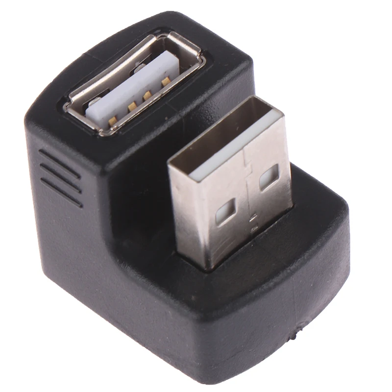 Black 90 degree 180 degree USB 2.0 A male to female m/f converter adapter connector
Black 90 degree 180 degree USB 2.0 A male to female m/f converter adapter connector