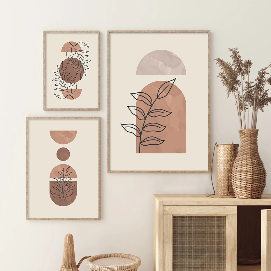 Boho Abstract Geometric Leaves Posters Mid Century Canvas Painting Wall Art Print Pictures for Living Room Interior Home Decor
Boho Abstract Geometric Leaves Posters Mid Century Canvas Painting Wall Art Print Pictures for Living Room Interior Home Decor