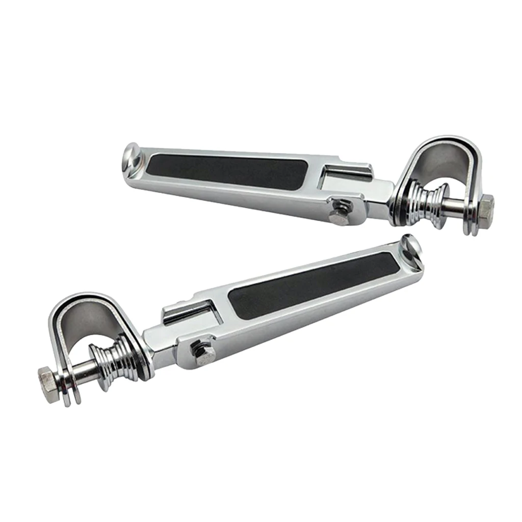 Aluminum Motorcycle Engine Guard Highway Foot Pegs Folding Footpeg U Clamp, Universal Fit (Silver)
Aluminum Motorcycle Engine Guard Highway Foot Pegs Folding Footpeg U Clamp, Universal Fit (Silver)