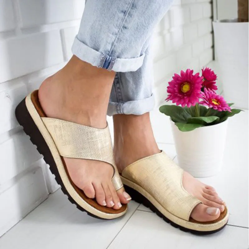 Women Shoes PU Leather Comfy Platform Flat Sole Ladies Casual Soft Big Toe Foot Correction Sandal Orthopedic Bunion Corrector-C
Women Shoes PU Leather Comfy Platform Flat Sole Ladies Casual Soft Big Toe Foot Correction Sandal Orthopedic Bunion Corrector-C