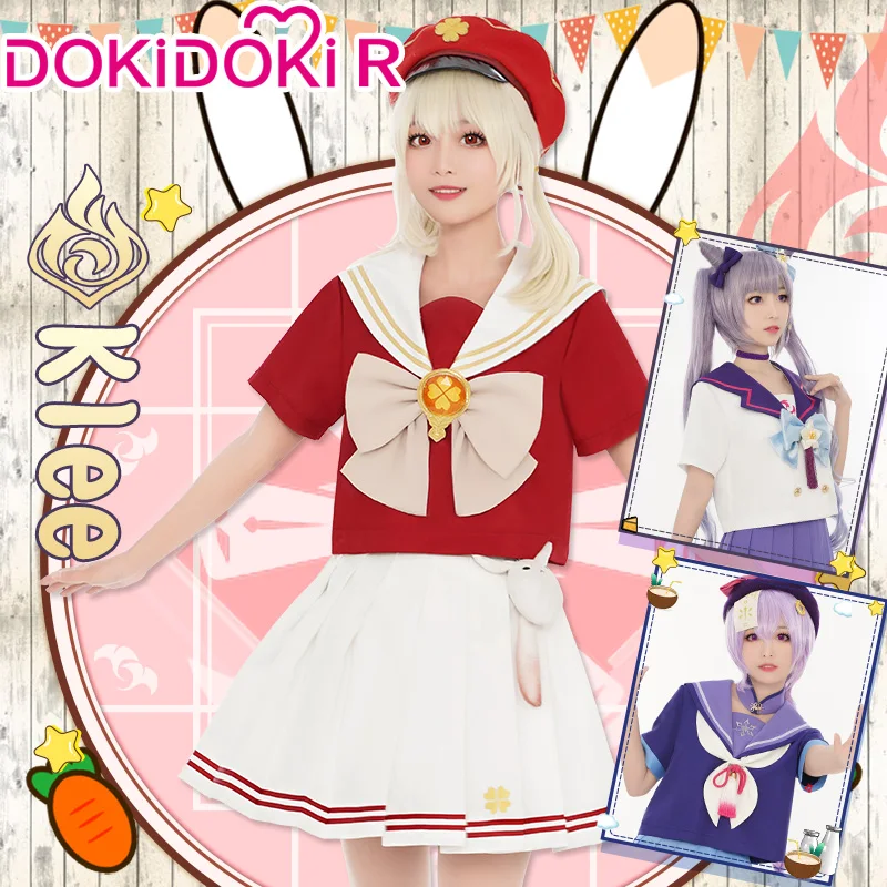 DokiDoki-R Game Genshin Impact Косплей-униформа для игры Genshin Impact Klee Keqing Qiqi Косплей Хэллоуин
DokiDoki-R Game Genshin Impact Косплей-униформа для игры Genshin Impact Klee Keqing Qiqi Косплей Хэллоуин