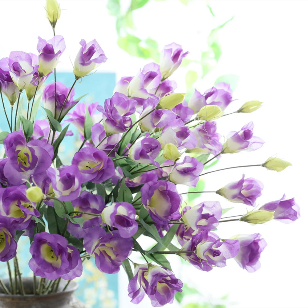 1PC European Artificial Flower 7 Heads Fake Eustoma Lisianthus Festival Wedding Party Home Decorative 4 Colors
1PC European Artificial Flower 7 Heads Fake Eustoma Lisianthus Festival Wedding Party Home Decorative 4 Colors