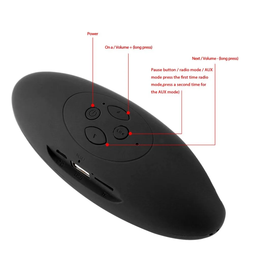 Wireless Bluetooth Speaker 3D Sound System Stereo Music Portable Loudspeaker Mini TF Super Bass Column Acoustic Surrounding
Wireless Bluetooth Speaker 3D Sound System Stereo Music Portable Loudspeaker Mini TF Super Bass Column Acoustic Surrounding