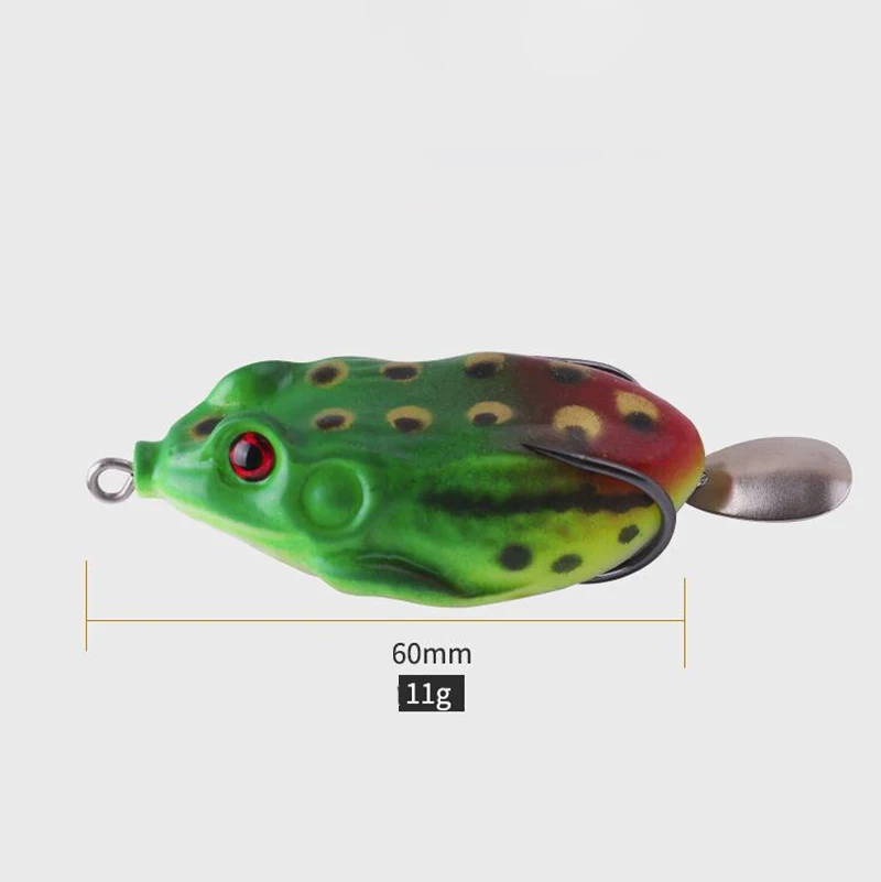 1Pcs5.5CM12g Simulation Frog Fish Bait Soft Lure with Double Hook Top Water Ray Frog Lure Artificial Minnow Crank Fishing Tackle
1Pcs5.5CM12g Simulation Frog Fish Bait Soft Lure with Double Hook Top Water Ray Frog Lure Artificial Minnow Crank Fishing Tackle