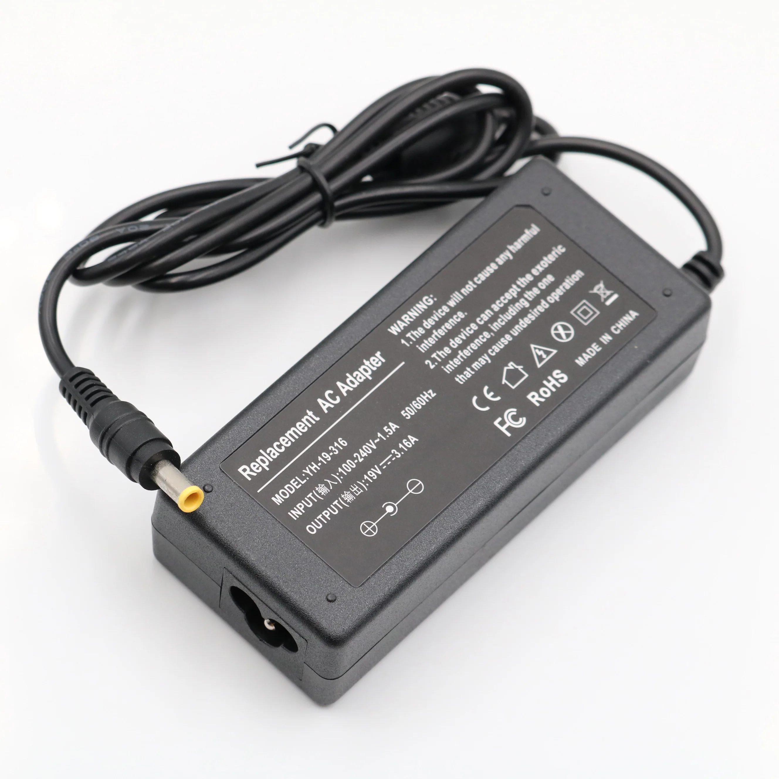 19V 3.15A 5.5*3.0mm AC Adapter Chatger Power Supply For notebook samsung R20 R45 R100 X15 X05 X30 P30 R429 RV411 R428 RV415 R439
19V 3.15A 5.5*3.0mm AC Adapter Chatger Power Supply For notebook samsung R20 R45 R100 X15 X05 X30 P30 R429 RV411 R428 RV415 R439