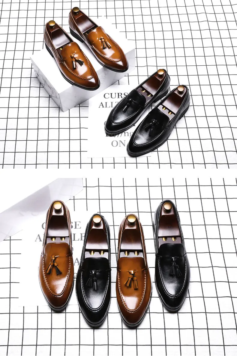 HOT SELL NEW Men's England Pointed Shoe Set Foot Tassel Leisure Men's Shoe Large Size Foreign Trade Shoe Model B08-G
HOT SELL NEW Men's England Pointed Shoe Set Foot Tassel Leisure Men's Shoe Large Size Foreign Trade Shoe Model B08-G