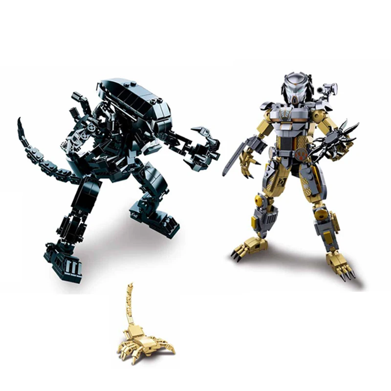 Alien Predator Robot War Movie Model Classic Model DIY Creative Construction Bricks Educational For Children Toys For Kids Gift
Alien Predator Robot War Movie Model Classic Model DIY Creative Construction Bricks Educational For Children Toys For Kids Gift