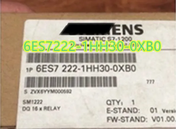 New Original In BOX 6ES7222-1HH30-0XB0 6ES7 222-1HH30-0XB0 {Warehouse stock} 1 Year Warranty Shipment within 24 hours
New Original In BOX 6ES7222-1HH30-0XB0 6ES7 222-1HH30-0XB0 {Warehouse stock} 1 Year Warranty Shipment within 24 hours