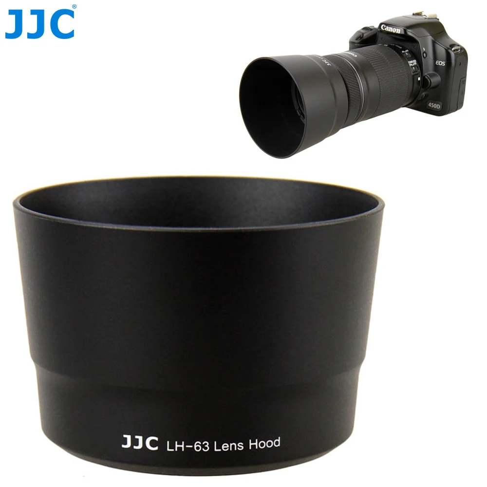 JJC LH 63 штык Бленды для объективов Canon EF S 55 250 мм f/4 5.6 IS STM объектив заменяет ET 63|lens hood