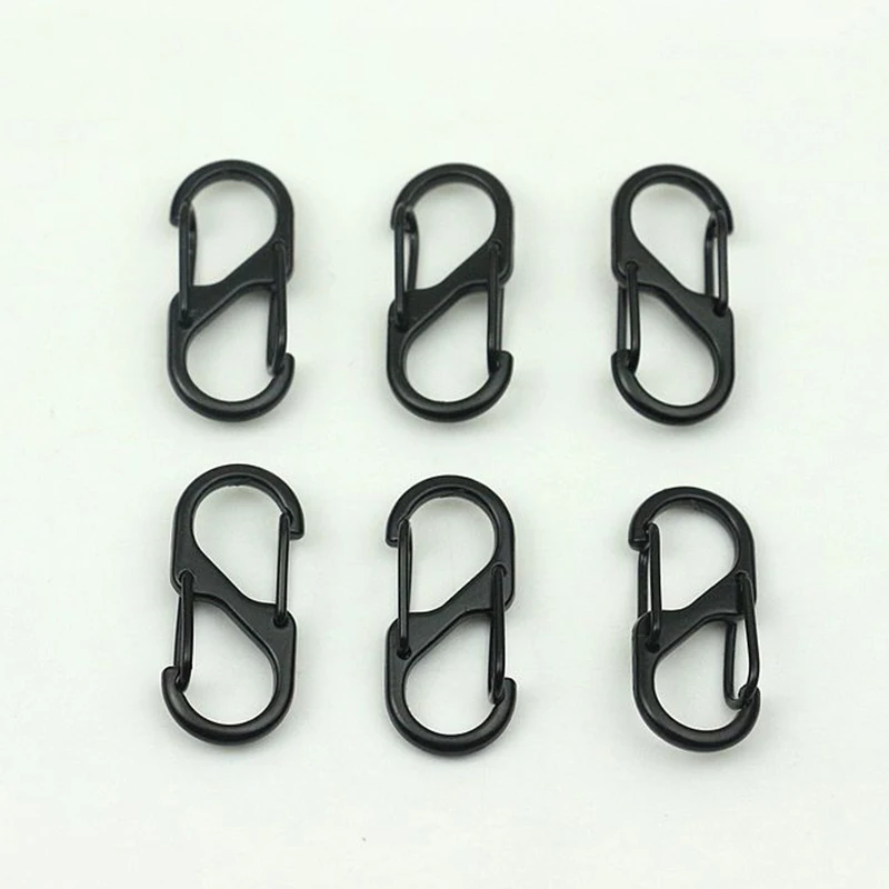 10pcs Stainless Steel S Type Carabiner With Lock Mini Keychain Hook Anti-Theft Outdoor Camping Backpack Buckle Key-Lock Tool
10pcs Stainless Steel S Type Carabiner With Lock Mini Keychain Hook Anti-Theft Outdoor Camping Backpack Buckle Key-Lock Tool