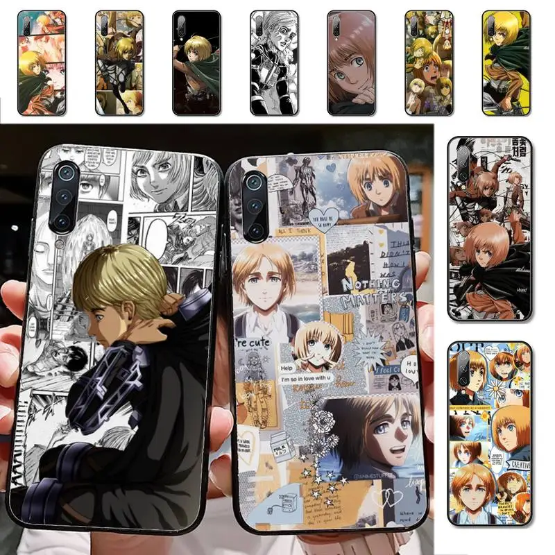 RuiCaiCa Armin Arlert Attack on Titan Phone Case for Xiaomi mi 9 8 10 5 6 lite F1 SE Max 3 2 mix 2s
RuiCaiCa Armin Arlert Attack on Titan Phone Case for Xiaomi mi 9 8 10 5 6 lite F1 SE Max 3 2 mix 2s
