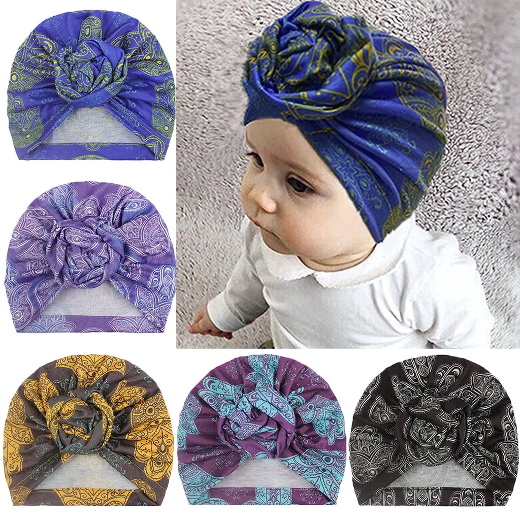 New 1PCS Bohemia Retro Print Flower Kids Hat with Round Ball Knot Newborn Infant Toddler Hedging Cap Turban Baby Girls Headwear
New 1PCS Bohemia Retro Print Flower Kids Hat with Round Ball Knot Newborn Infant Toddler Hedging Cap Turban Baby Girls Headwear